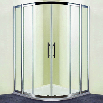 Душевой уголок RGW Hotel HO-511 130x130 профиль Хром стекло прозрачное
