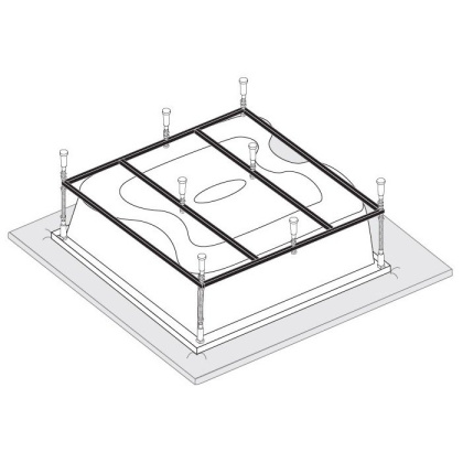 Каркас к ванне VAGNERPLAST Helios 194x170 Каркас к ванне VAGNERPLAST Helios 194x170