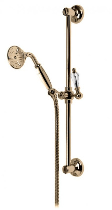 VINTAGE-SD-03/24-Sw Душевой гарнитур Исполнение: Золото 24 карат, Ручки: Swarovski  VINTAGE-SD-03/24-Sw Душевой гарнитур Исполнение: Золото 24 карат, Ручки: Swarovski