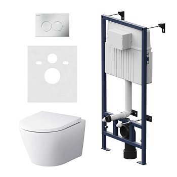 IS70131.741701 Инсталляция с клавишей ProC L мат Хром с подвесным унитазом Sense FlashClean с сид м/лифт IS70131.741701 Инсталляция с клавишей ProC L мат Хром с подвесным унитазом Sense FlashClean с сид м/лифт