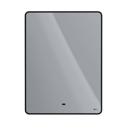 Зеркало Lemark MIOBLACK 60х80см с интерьерной подсветкой, с подогревом
