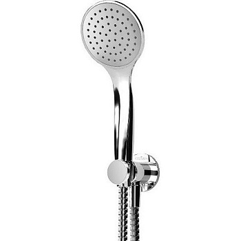 CZR-B-KD-M-01 Ручной душ металлический, однопозиционный со штуцером-держателем, шланг 175 см, исполнение хром