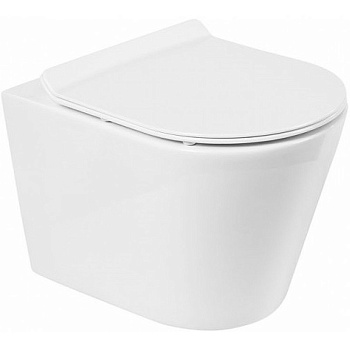 FLAY-R Чаша унитаза подвесного безободкового, P-trap BB053CHR FLAY-R Чаша унитаза подвесного безободкового, P-trap BB053CHR