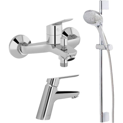 Комплект смесителей Jacob Delafon для ванны Lucien хром, E20850RU-CP, шт