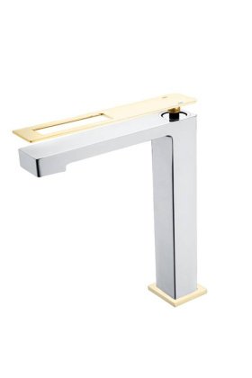 Смеситель Q для умыв. выс. ChromeGold_Комплект Смеситель Q для умыв. выс. ChromeGold_Комплект