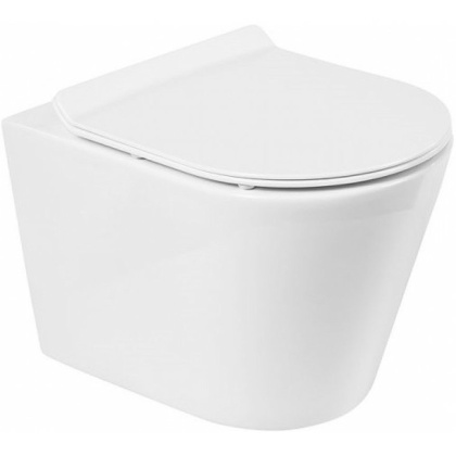 FLAY-R Чаша унитаза подвесного безободкового, P-trap BB053CHR FLAY-R Чаша унитаза подвесного безободкового, P-trap BB053CHR