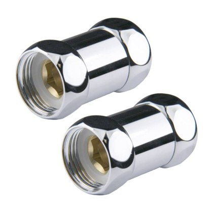 Прямое соединение для полотенцесушителя Point PN00001 1"х1" г/г, хром (пара) Прямое соединение для полотенцесушителя Point PN00001 1"х1" г/г, хром (пара)