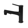 Смеситель с выдвижным изливом, черный матовый BB-LVMD-NERO-W0