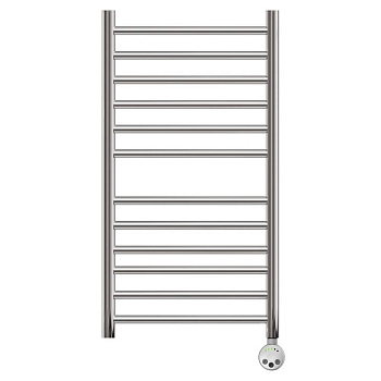 Полотенцесушитель электрический Point Аврора PN10158SE П12 500x800 левый/правый, хром Полотенцесушитель электрический Point Аврора PN10158SE П12 500x800 левый/правый, хром