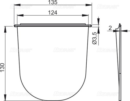 Заслонка - черная