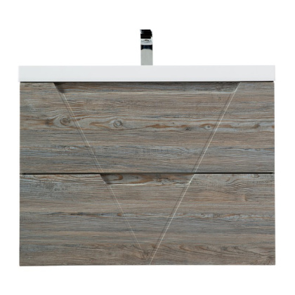 Тумба с раковиной подвесная BelBagno VITTORIA 80 Bianco Lucido, раковина белая