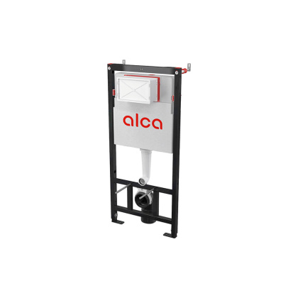 Инсталляция Alcaplast AM101/1120-4:1 RU M571-0001 для унитаза с клавишей смыва Хром глянец Инсталляция Alcaplast AM101/1120-4:1 RU M571-0001 для унитаза с клавишей смыва Хром глянец