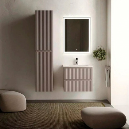 Тумба подвесная SANCOS Snob R 590х445х500, c двумя ящиками оснащенными доводчиками, Doha Soft, арт.SNR60SM