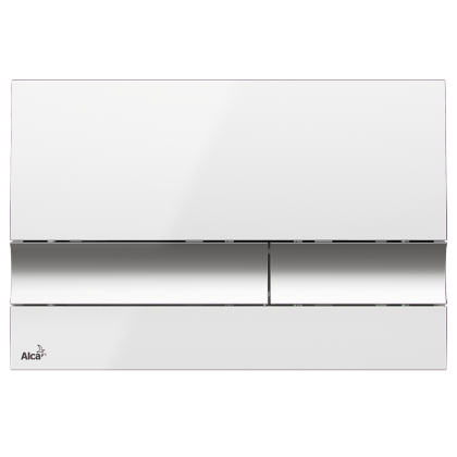 Кнопка управления для скрытых систем инсталляции, белый/xром-глянец