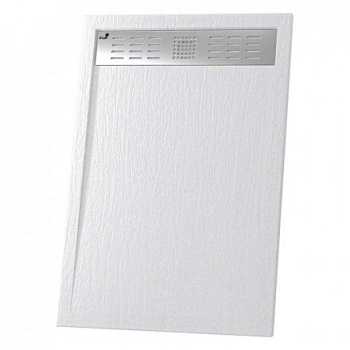 Душевой поддон RGW STМ-148W 80 x 140 см, прямоугольный, из искусственного камня, белый, 14202814-01