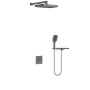 Душевой комплект VSFW-321MT1RGM встраиваемый, термостат, двухрежимный, вороненая сталь