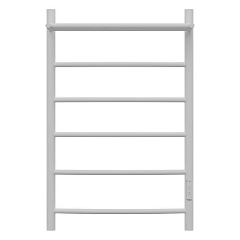 Полотенцесушитель электрический Point Афина PN04858PW П5 500x800 с полкой, диммер справа, белый Полотенцесушитель электрический Point Афина PN04858PW П5 500x800 с полкой, диммер справа, белый