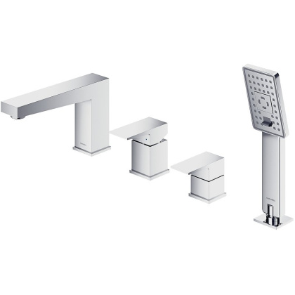 Смеситель на борт ванны OMNIRES FRESH FR7132CR (хром)