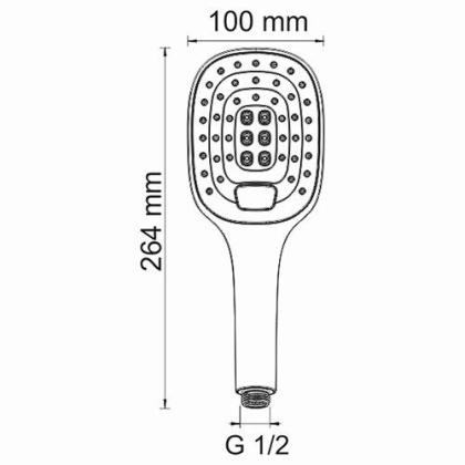 A062 Лейка 3-функциональная Wasserkraft