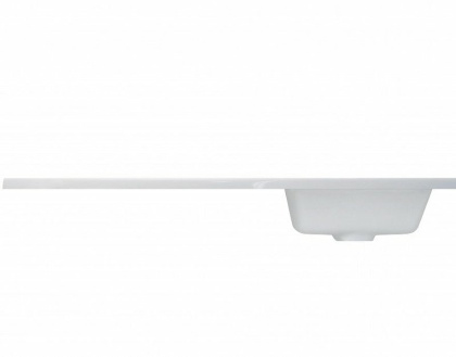 Раковина Эстет Даллас 100 R ФР-00002062 над стиральной машиной Белая