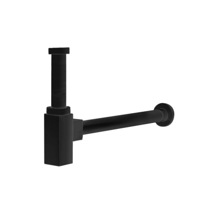 CZR-B-SMQ-BIO Сифон под раковину квадратный, исполнение белый матовый