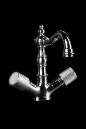 Смеситель для умывальника, высокий ROYAL CRYSTAL, хром_Комплект Смеситель для умывальника, высокий ROYAL CRYSTAL, хром_Комплект
