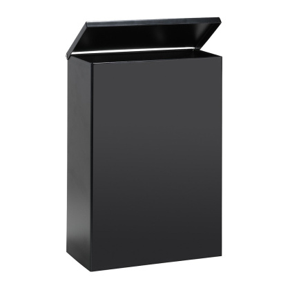 Контейнер для мусора настенный, 6 л, черный