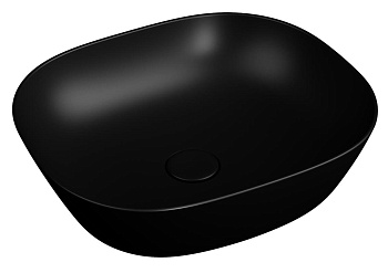 Plural Квадратная раковина-чаша низкая, 45 cm, Матовый Черный Plural Квадратная раковина-чаша низкая, 45 cm, Матовый Черный