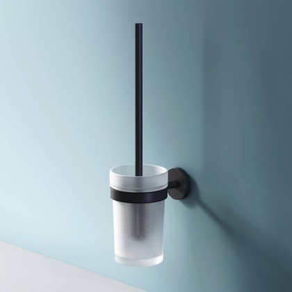 Стойка с туалетной щеткой X-Joy, 37,8х9,4х13,2 см, белая, A85A33322