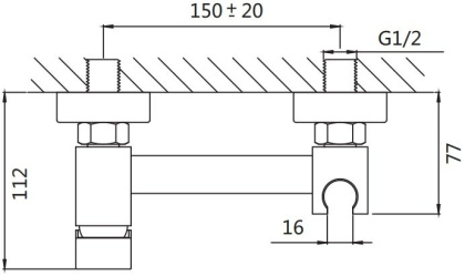 Гигиенический душ Shevanik S137H латунь черный