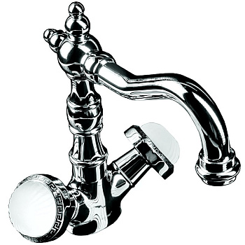 Смеситель для умывальника, высокий_Комплект