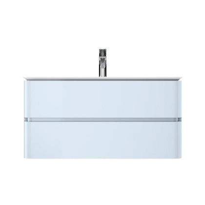 M30FHX1002BG Sensation, База под раковину, подвесная, 100 см, ящики, светло-голубой, глянцевая, шт