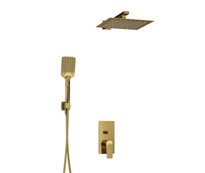 A55201 Встраиваемый комплект для душа с верхней душевой насадкой и лейкой Wasserkraft