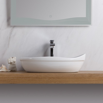 Раковина керамическая накладная, овальная BB1362 Раковина керамическая накладная, овальная BB1362