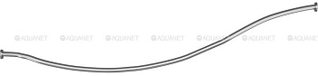 Карниз для ванны Aquanet Palma полукруглый 170х90х60 Карниз для ванны Aquanet Palma полукруглый 170х90х60