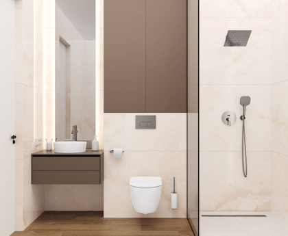 Advance Crema Керамогранит бежевый 80х160 полированный