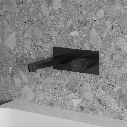 Смеситель для умывальника скрытого монтажа OMNIRES CONTOUR CT8015AT (антрацит) Смеситель для умывальника скрытого монтажа OMNIRES CONTOUR CT8015AT (антрацит)