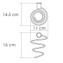 K-1080NICKEL Держатель фена K-1080NICKEL Держатель фена