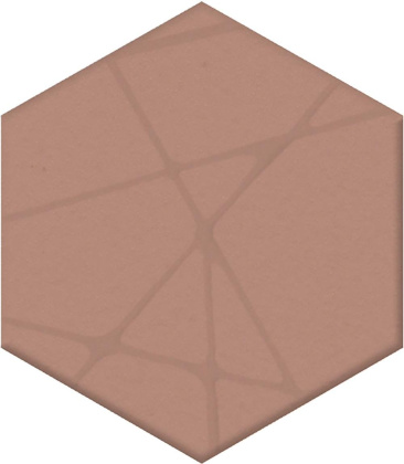 Декор OS\D241\63010 Агуста розовый матовый 5,2см*6см*6,9мм (1уп/26шт/), шт