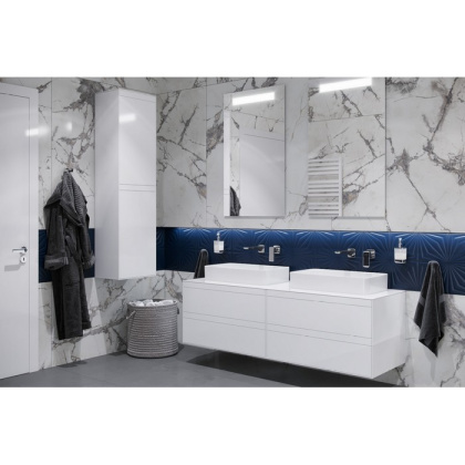 Тумба под раковину EXCELLENT Finli  80 см (белый глянец)