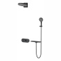 Душевой комплект Futura VSFW-2F12TMB термостатический встраиваемый, 3 режима, черный матовый