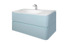 База под раковину Sensation подвесная с ящиками, 51,5х100х48,5 см, голубая, M30FHX1002BG