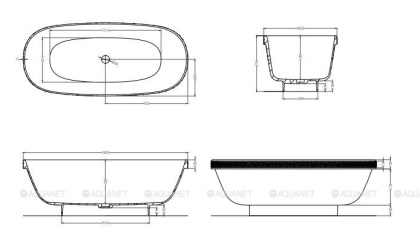 Ванна из искусственного камня Salini S-Stone GRECA MEANDER,103021M Ванна из искусственного камня Salini S-Stone GRECA MEANDER,103021M