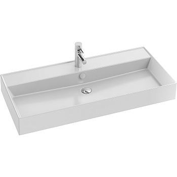 Раковина подвесная EXBJ112-00 Jacob Delafon Vivienne белый размер (шгв) (100см*46см*14см) фарфор, шт