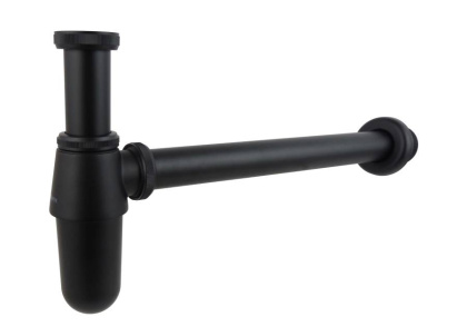 Сифон AQUATEK, матовый черный AQ6011MB 