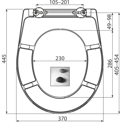 Alcaplast Сидение для унитаза Softclose белое, дзен A604 ZEN Alcaplast Сидение для унитаза Softclose белое, дзен A604 ZEN