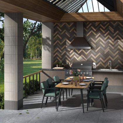 Плитка настенная 26304 Амстердам коричневый светлый матовый 6*28.5*10 (48шт\0.82м2), м2