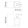 Amper K-5499WHITE Дозатор для жидкого мыла Amper K-5499WHITE Дозатор для жидкого мыла