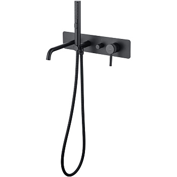 Смеситель для ванны Allen Brau Priority 5.31A05-31 (с внутренней частью) черный матовый