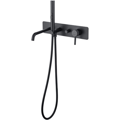 Смеситель для ванны Allen Brau Priority 5.31A05-31 (с внутренней частью) черный матовый